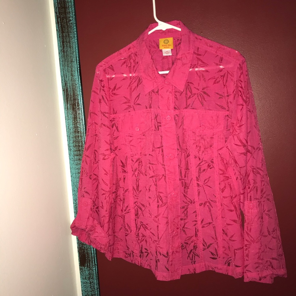 Ruby Rd Woman sheer top